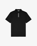 Block Placket Polo - Black